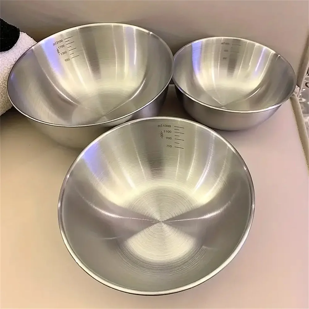 2026年製、ステンレス製ミキシングボウルセット。目盛り付き - Kitchen Gadgets Organizer のレビューと価格