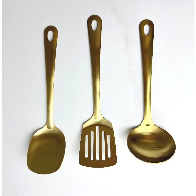 ゴールド調理器具、チタン金メッキステンレス製キッチンツール、 - Kitchen Gadgets Gold のレビューと価格