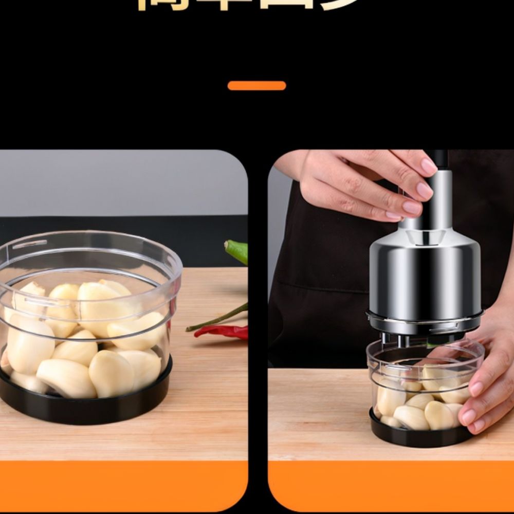 ステンレス製ニンニク絞り器、手動式野菜チョッパー、キッチン用 - Kitchen Helper Gadgets のレビューと価格